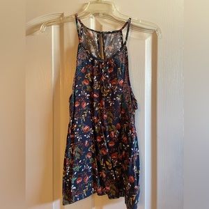 Multi-colored Floral Tank/Blouse
